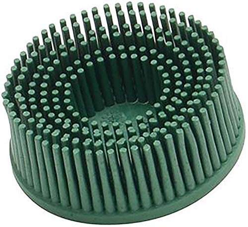 3M 07524 Scotch-Brite Roloc Bristle Disc 2 in 50 Grade Green 10 Pack