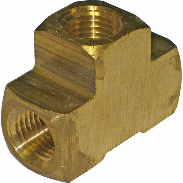 Coilhose Pneumatics T004 1/4" Fpt Brass T Fitting