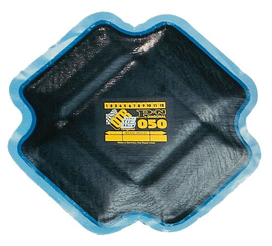 REMA TIP TOP PN-50+ Square Bias Ply Tire Repair Patch 9-1/2" 6ply - Box of 3