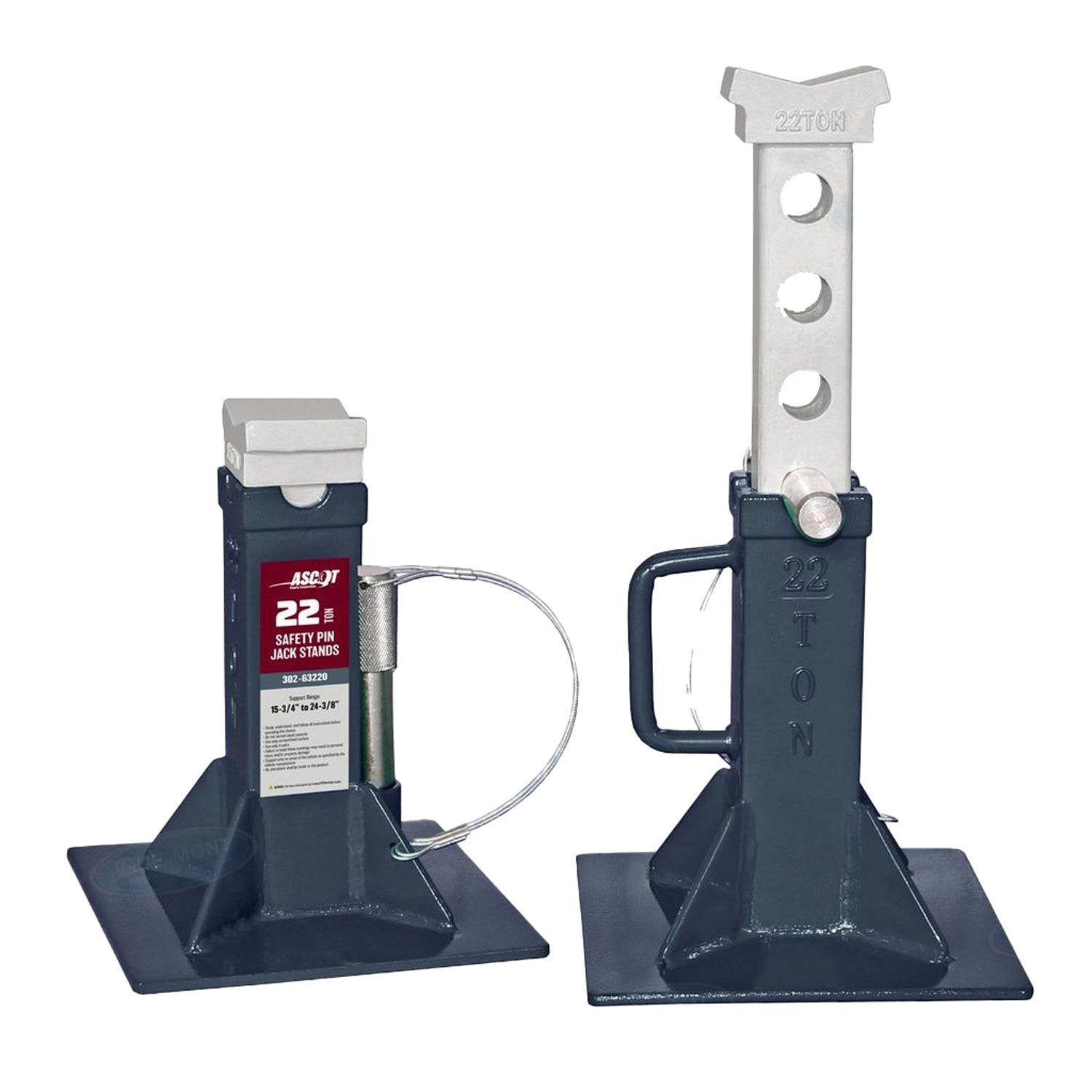 Ascot Professional 22-Ton Heavy-Duty Jack Stands