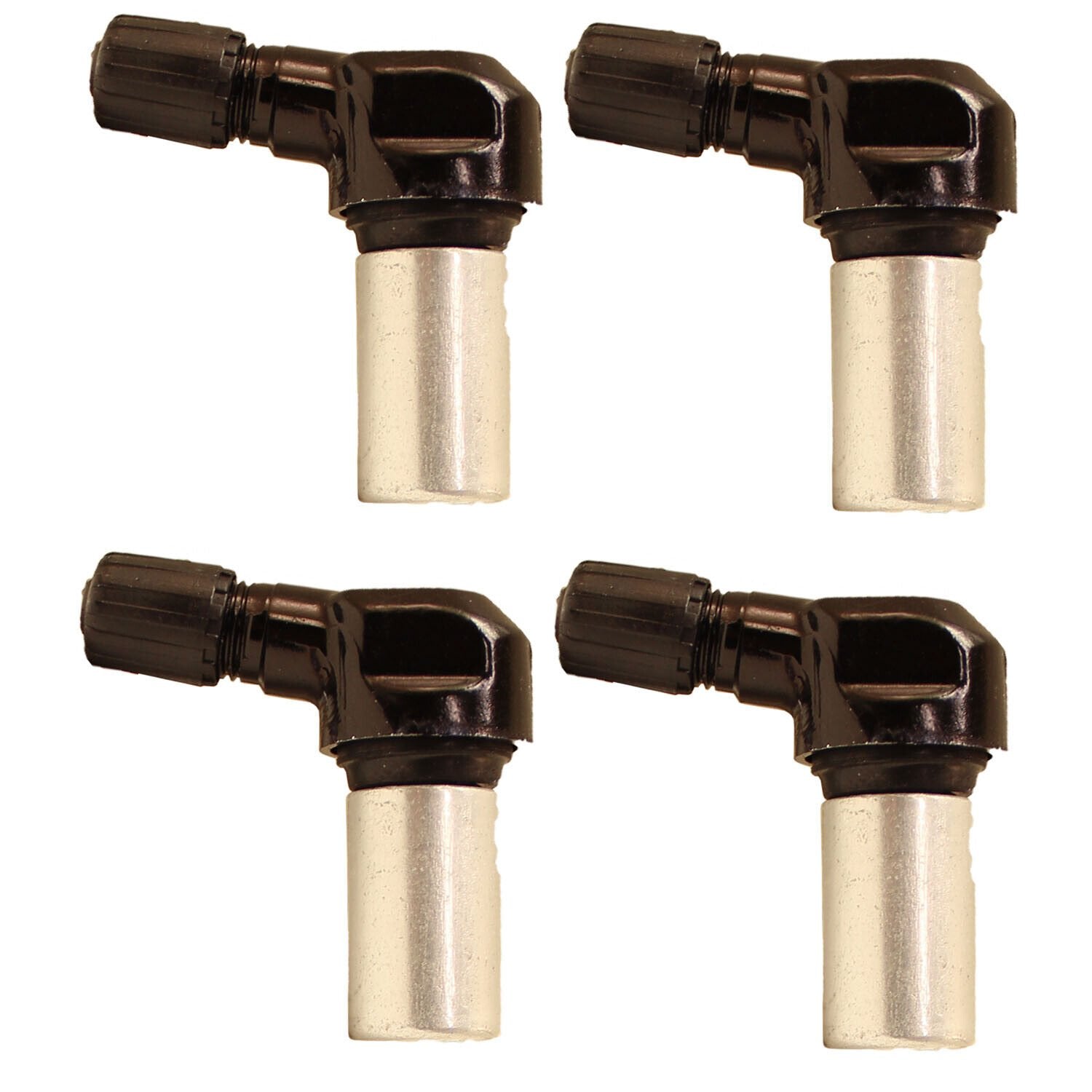 Schrader 25082-4 Black Angled Valve Assembly for 33900 EZ Sensor 4-Pack