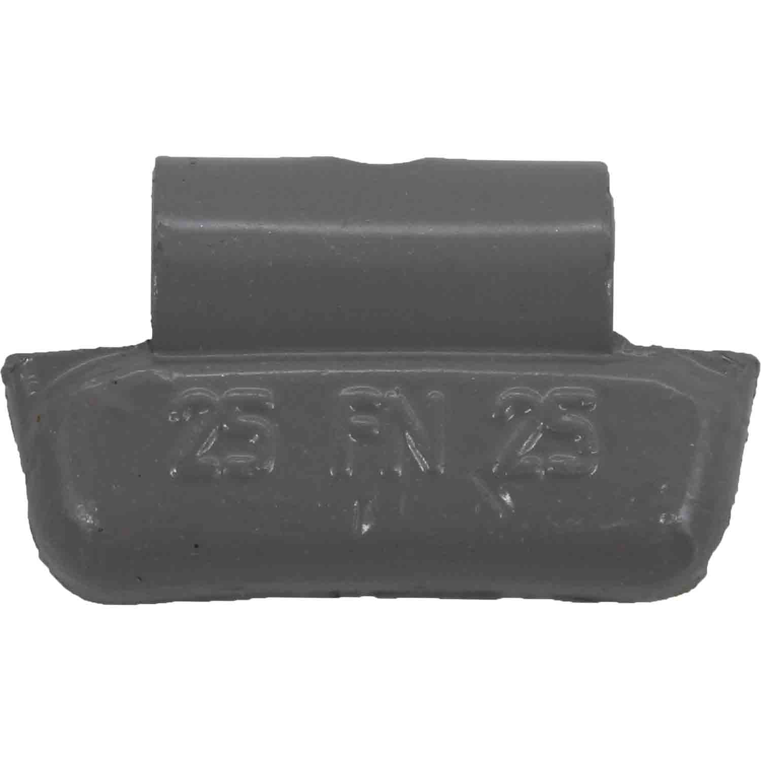 Ascot FN Style Coated Lead Clip-On Wheel Weight 25gm (.875oz) - Box of 25