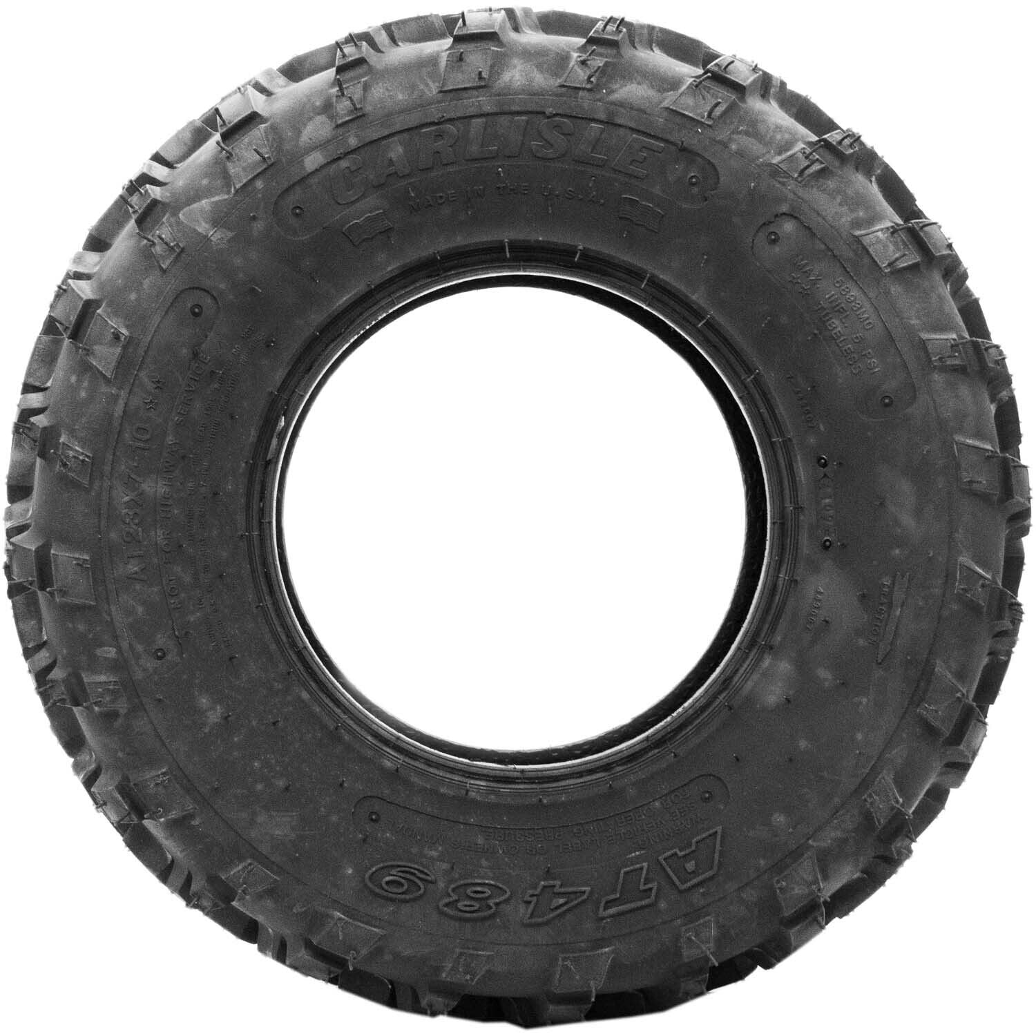Carlisle AT489 ATV Tire 4ply 25x8-12 NHS TL