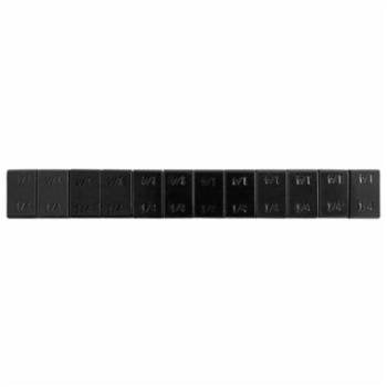 Ascot 484-10101 Black Steel Adhesive Wheel Weight - .25oz 48 - 3oz Strips