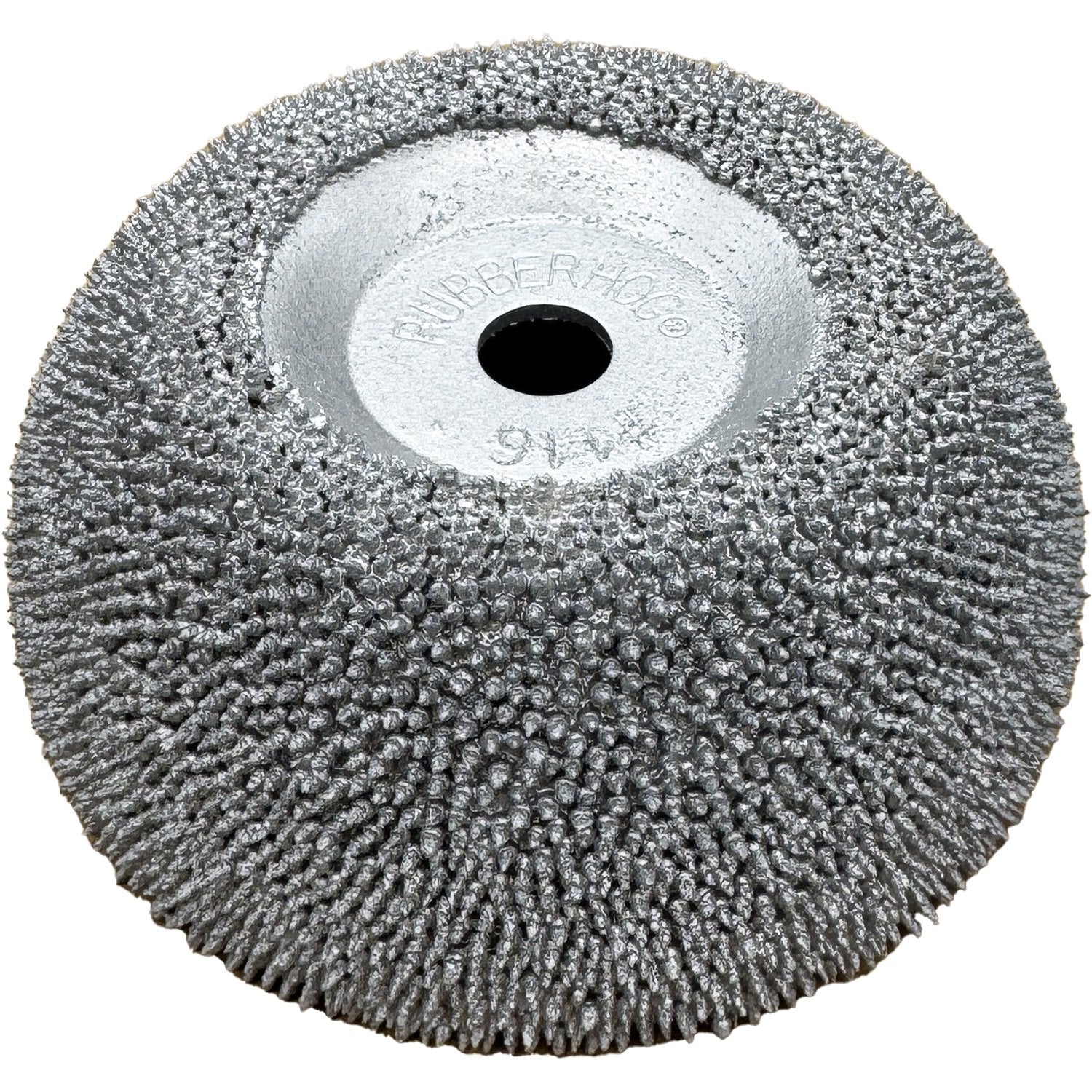 Rubberhog 3" x 1-1/4" Flared Contour Buffing Wheel 390 SSG 3/8" Arbor Hole