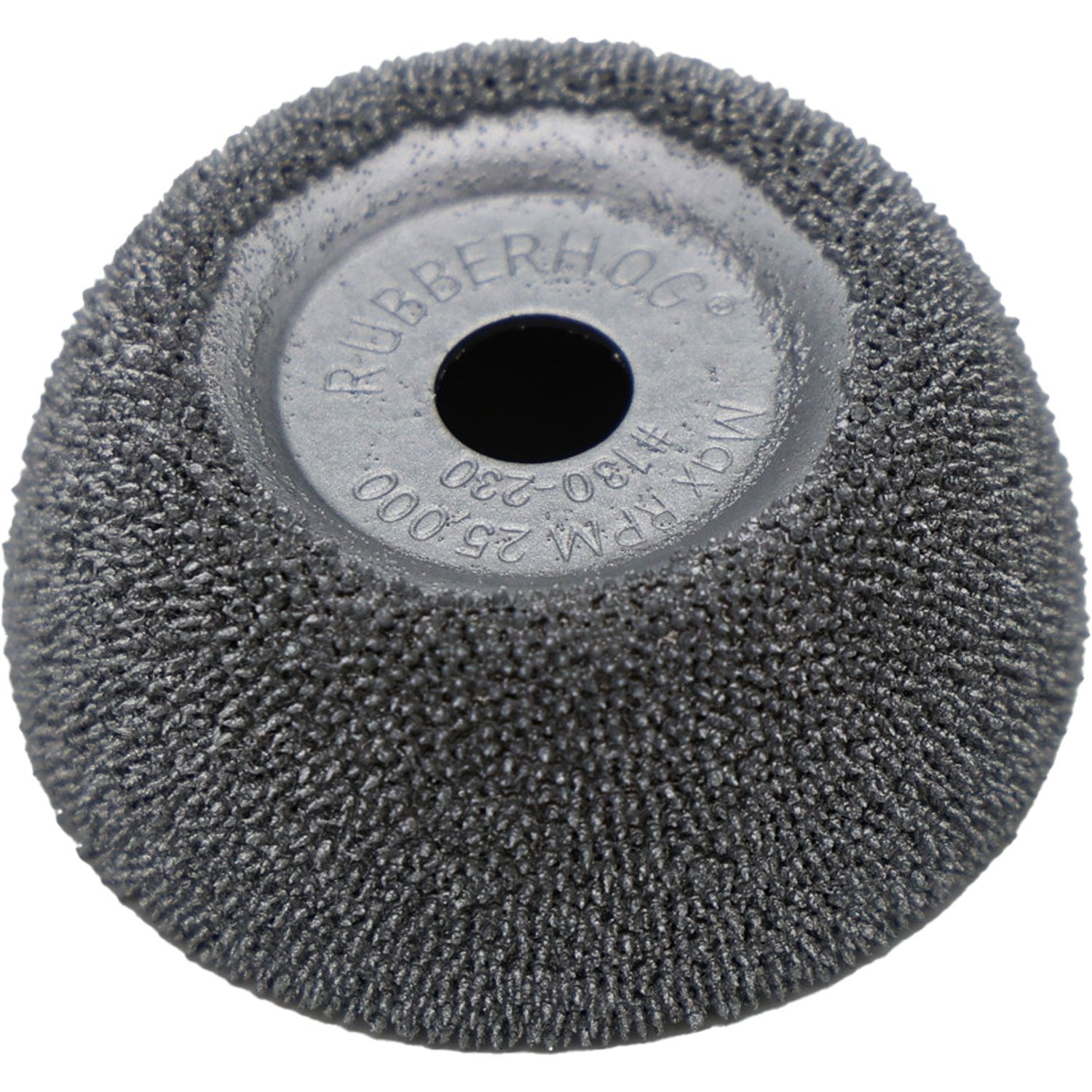 Rubberhog 2" x 3/4" Flared Contour Buffing Wheel 230 SSG 3/8" Arbor Hole