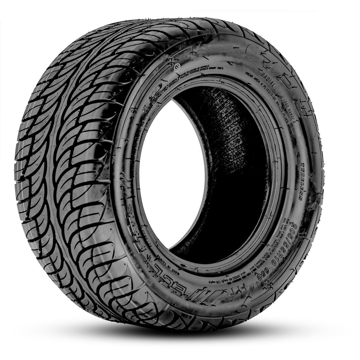 RPG Eclipse Radial Golf Cart Tire 3ply 215/50R12 TL NHS
