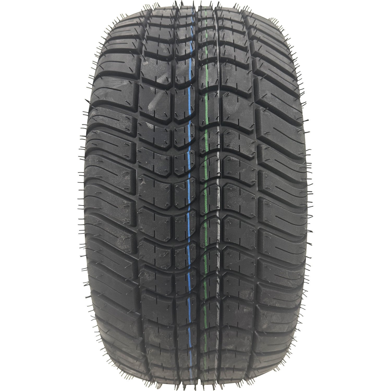 Golf Cart Tire & Wheel Assembly 205/50R10 4 Ply Kenda Pro Tour Radial on 4 on 4 White Wheel