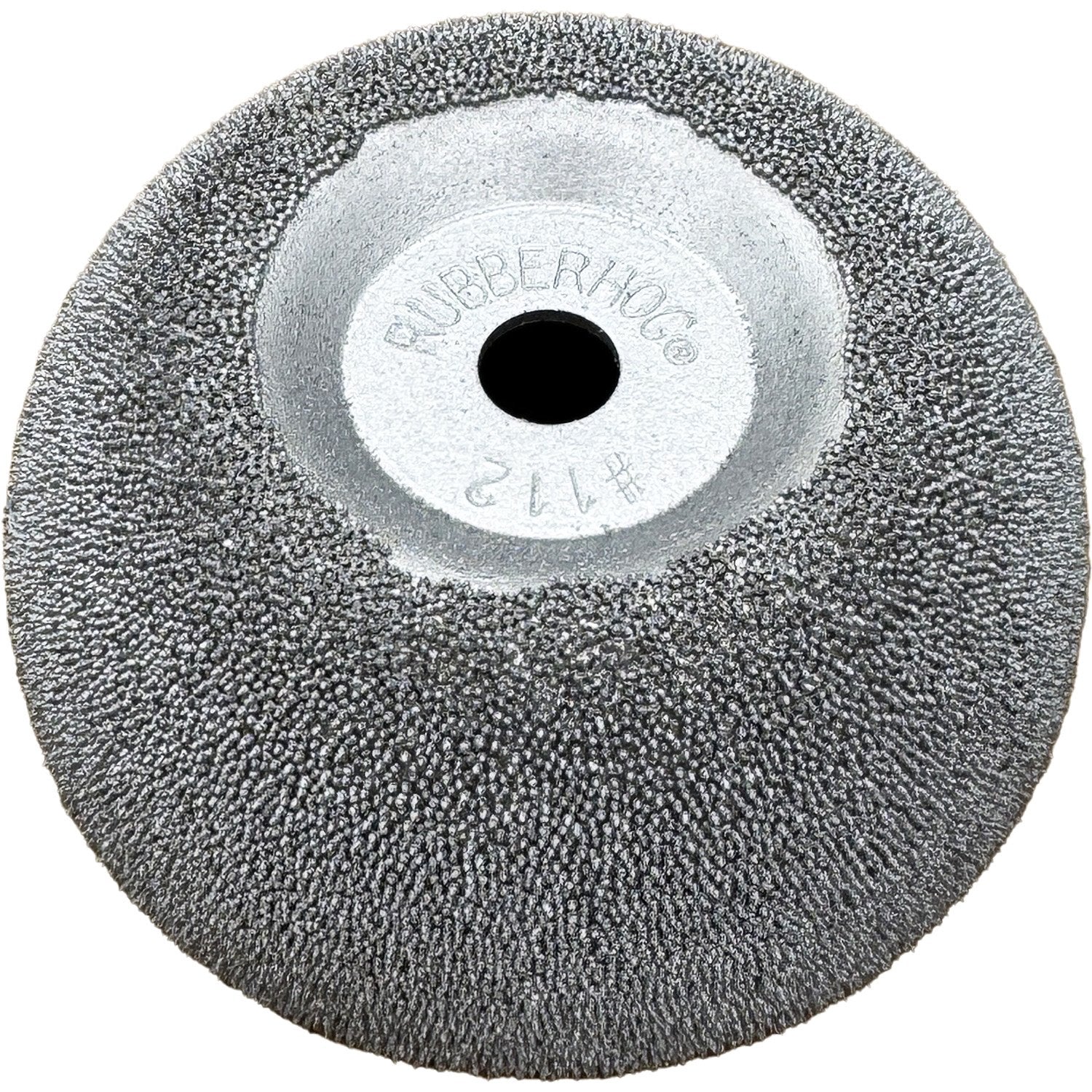 Rubberhog 3" x 1-1/4" Flared Contour Buffing Wheel 170 SSG 3/8" Arbor Hole