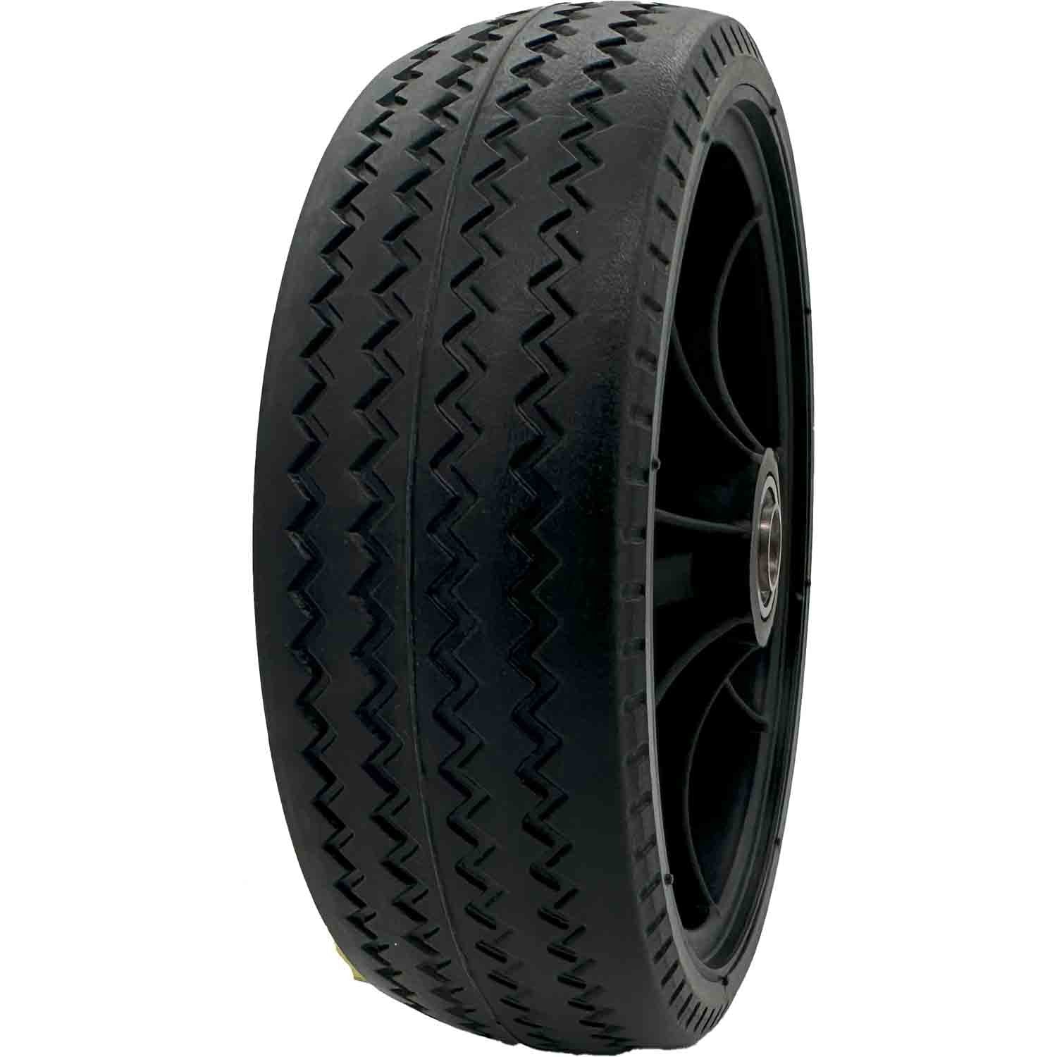 Marathon 30041P Flat Free All Purpose Utility Tire on Plastic Rim 10x3 3/4" Bore