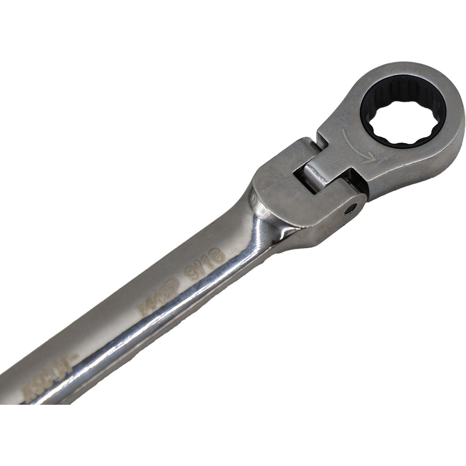 Ascot 9/16" Flex Head Open End Combination Wrench
