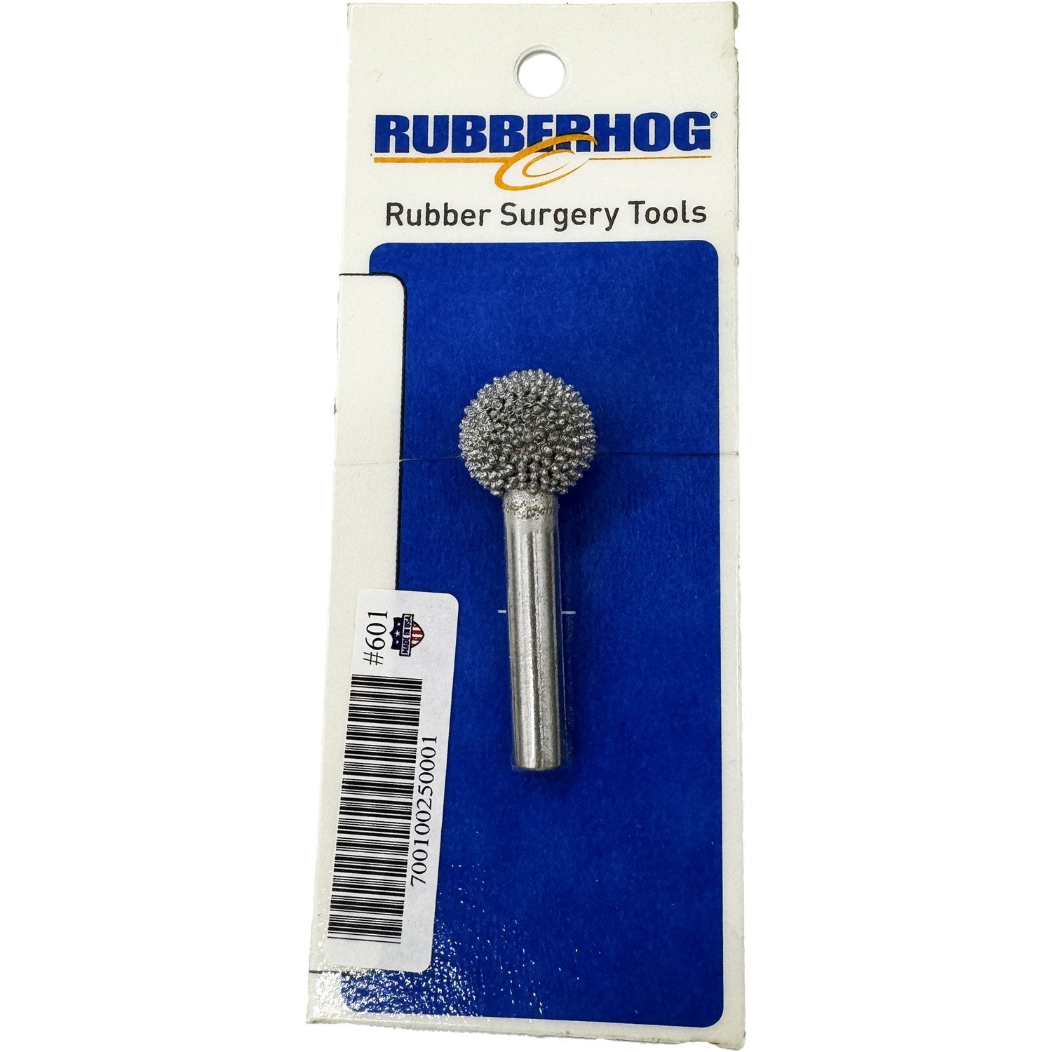 Rubberhog 5/8" Buffing Sphere Course 330 SSG 1/4" Shaft