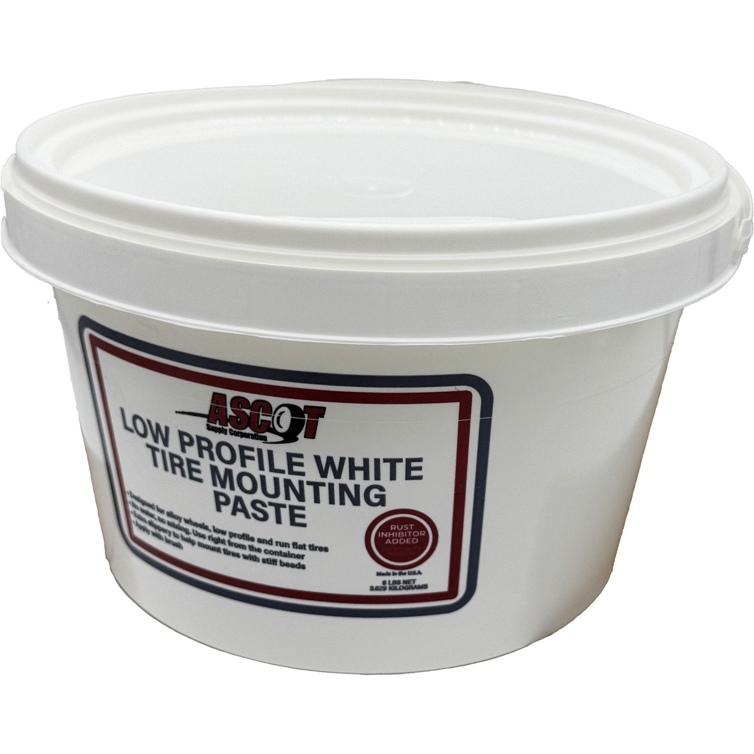 Ascot Tire Mounting White Paste Low Profile 8lb