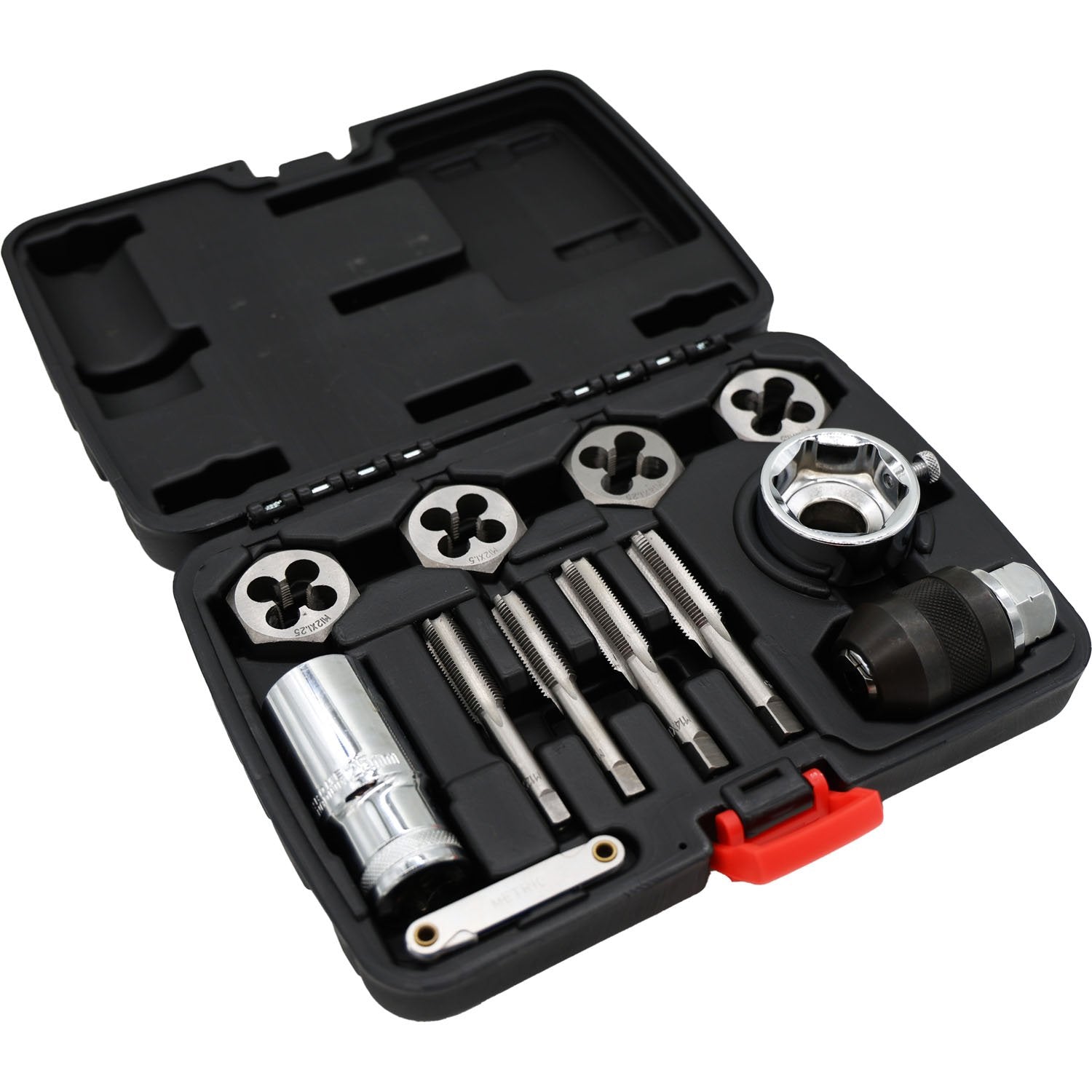 Ascot 12 Piece Tap and Die Set for Studs and Nuts