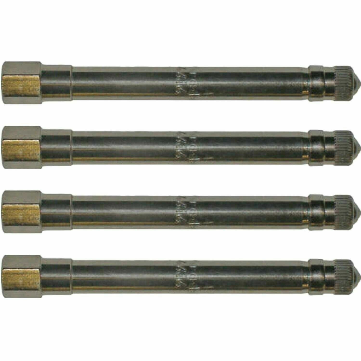 Schrader 4414 3-1/8" Metal Truck Valve Extension Pack of 4