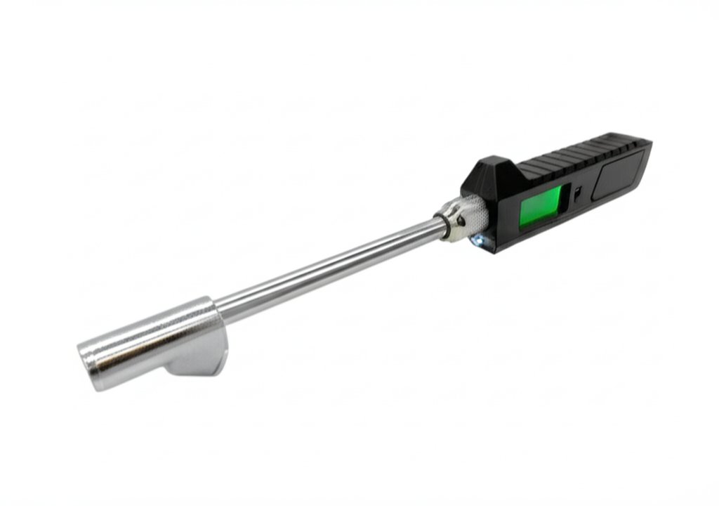 12" Heavy-Duty Digital Dual-Head Tire Pressure Gauge 0-230 PSI