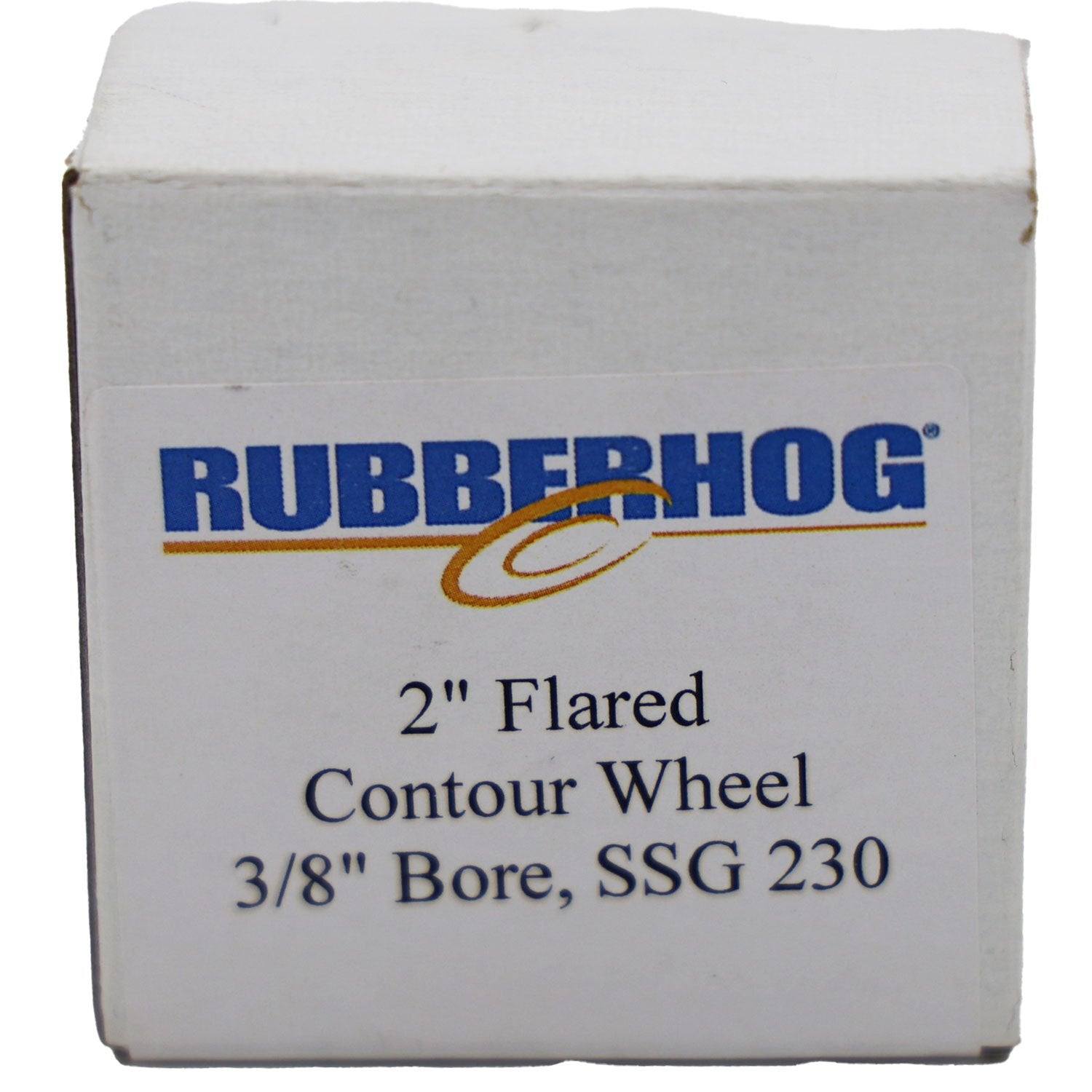 Rubberhog 2" x 3/4" Flared Contour Buffing Wheel 230 SSG 3/8" Arbor Hole