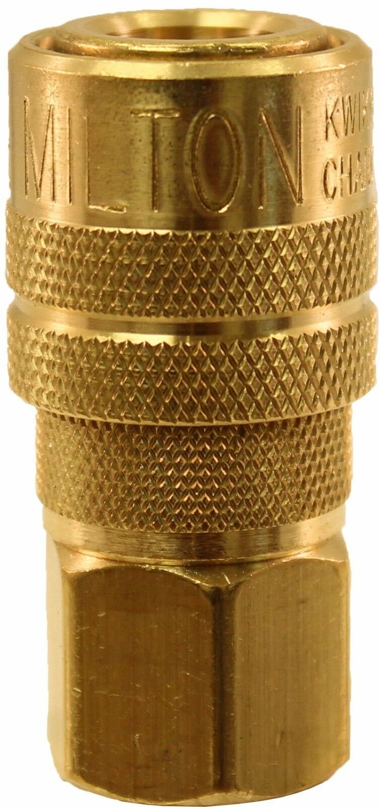 Milton 715 1/4" FPT M-Style Coupler Pack of 4