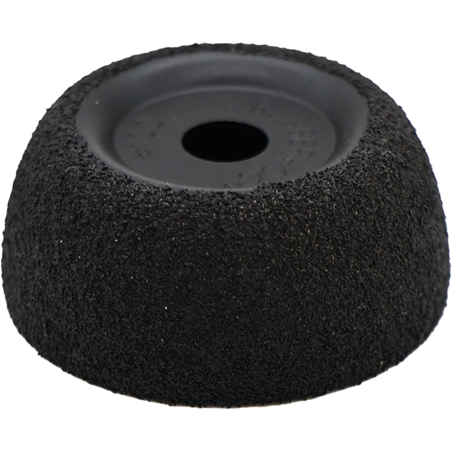Rubberhog 2" x 3/4" Economy Flared Contour Buffing Wheel 60 Grit 3/8" Arbor Hole
