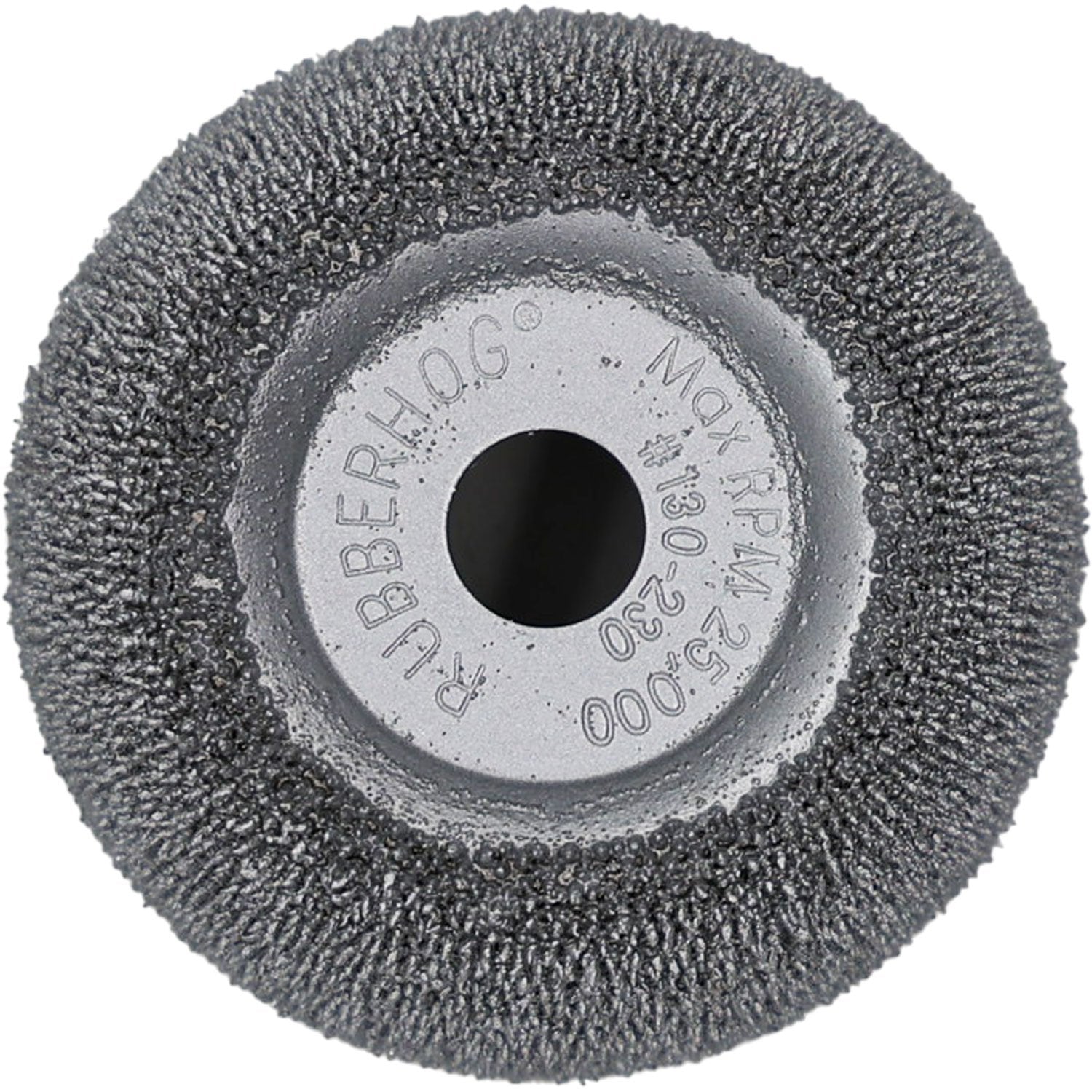 Rubberhog 2" x 3/4" Flared Contour Buffing Wheel 230 SSG 3/8" Arbor Hole