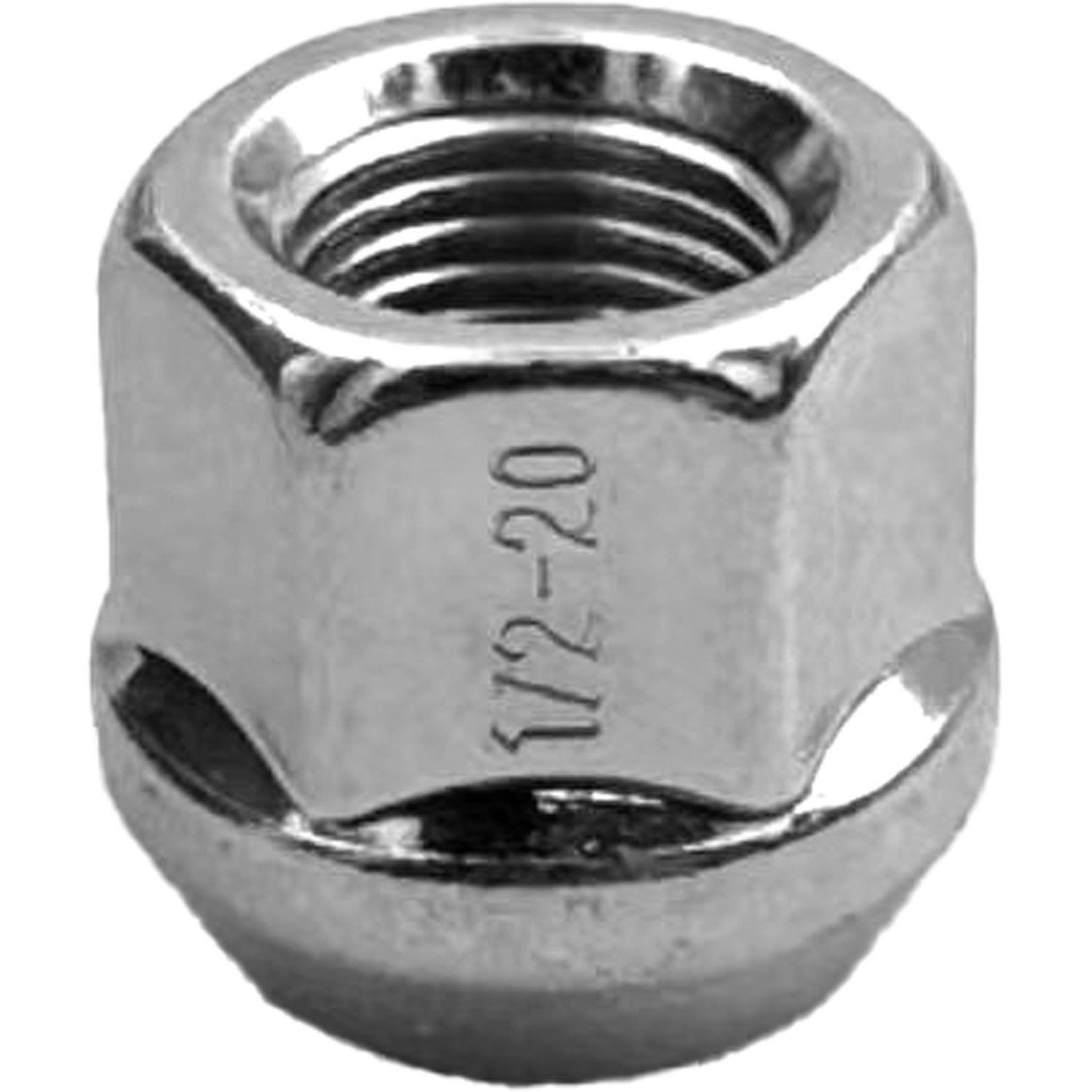 Premium Service 1/2"x20 Open End Bulge Acorn Zinc Wheel Lug Nut 3/4" Hex Pack of 20