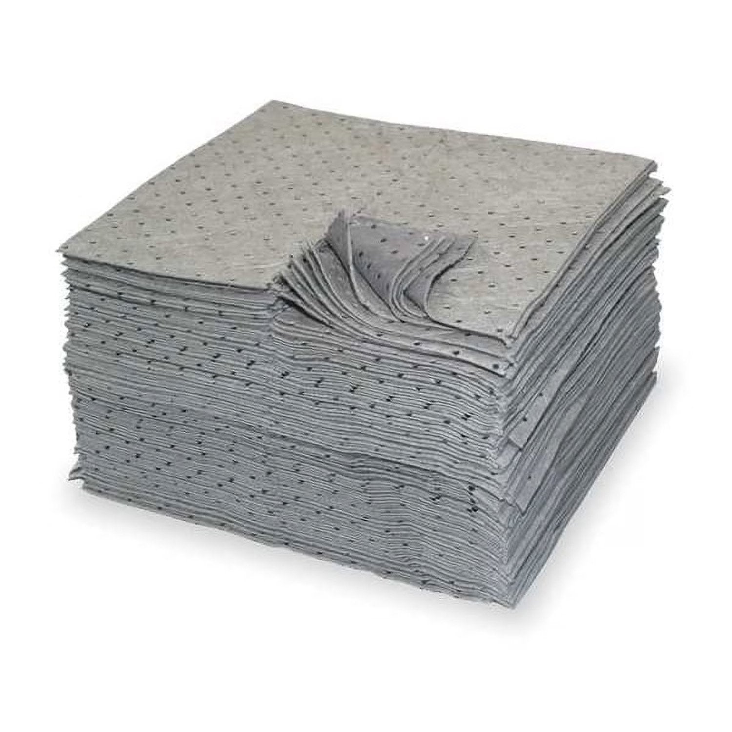 Oil Dri 15" x 19" Medium Duty Universal Perforated Absorbent Pads - Box of 100