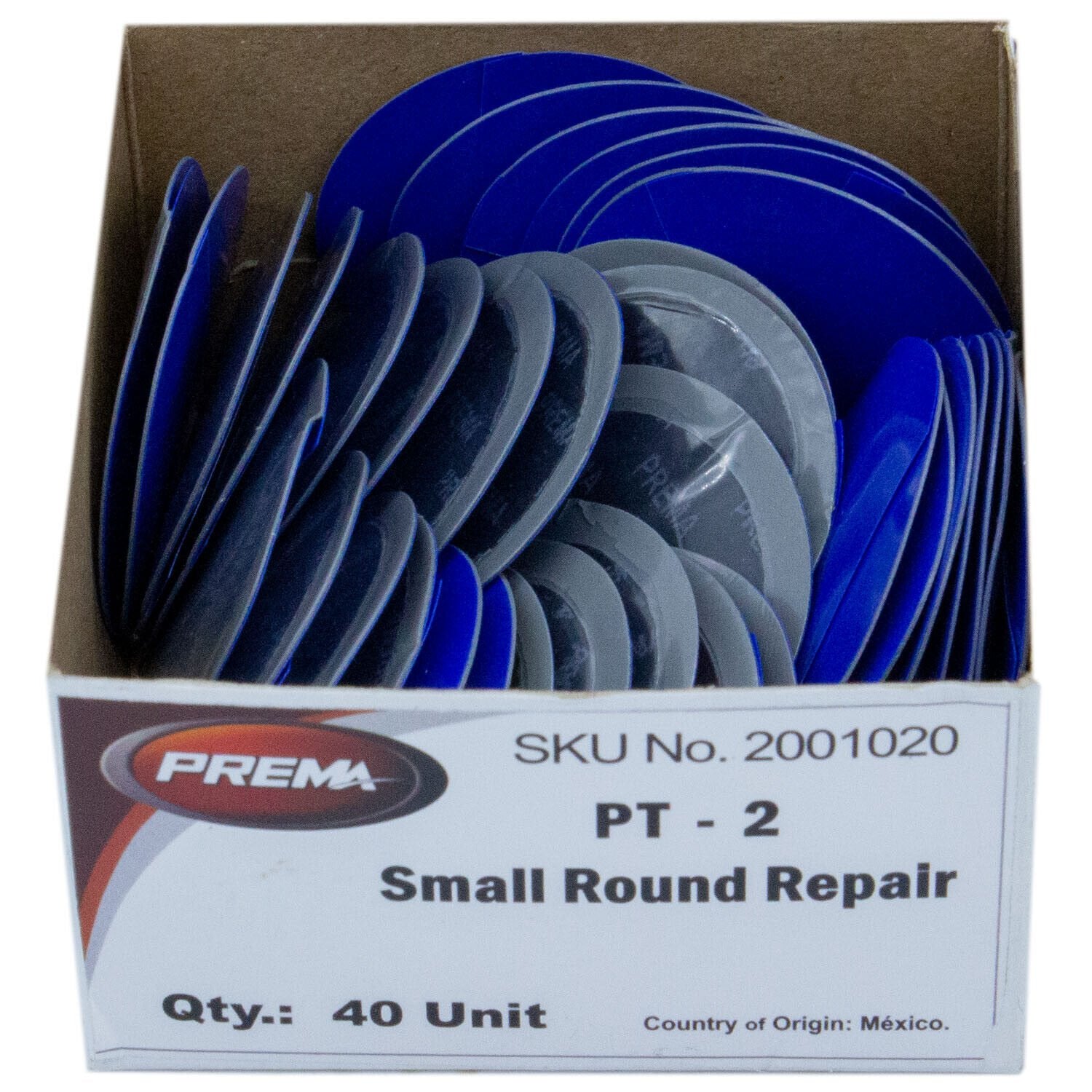 Prema PT-2 Small Round Tube Patch 1-3/4" Box of 40