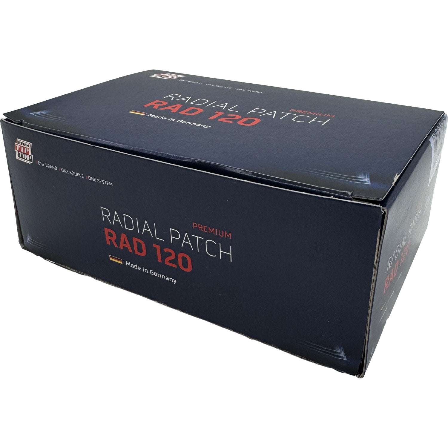 REMA TIP TOP RAD-120 Radial Tire Repair Patch 4-7/8" x 3" 2ply - Box of 10