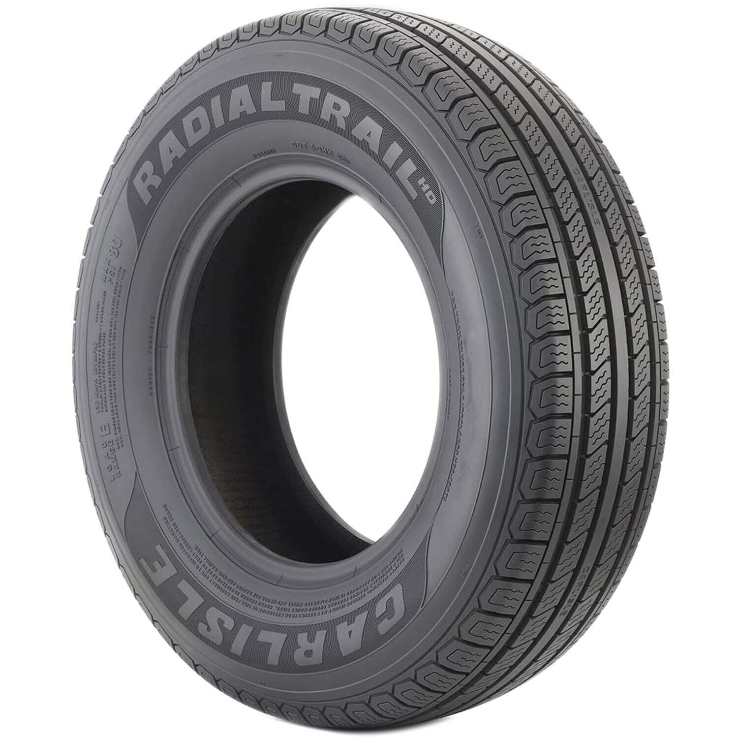 Carlisle Radial Trail HD Trailer Tire LRD 8ply ST205/75R15 Pack of 4