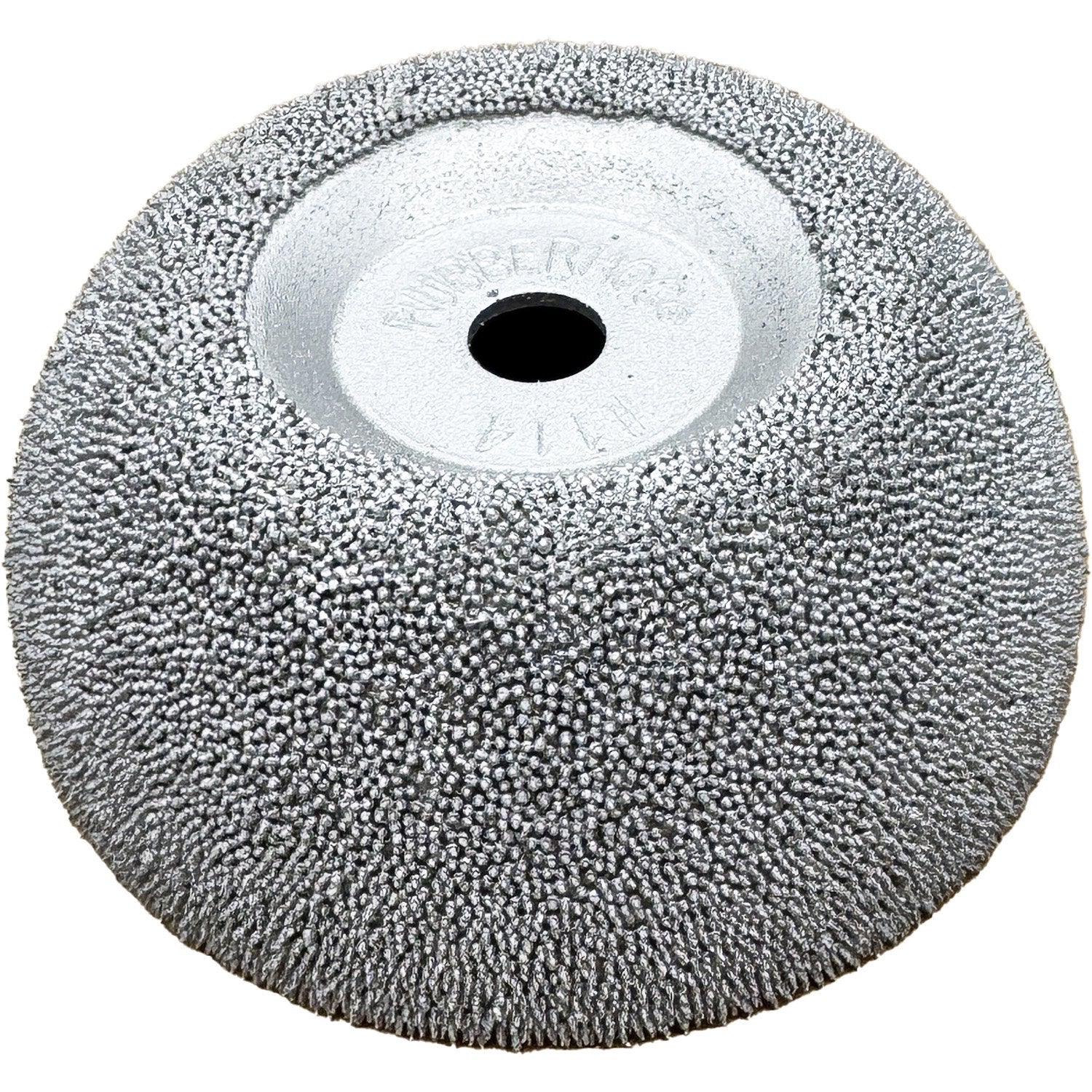 Rubberhog 3" x 1-1/4" Flared Contour Buffing Wheel 230 SSG 3/8" Arbor Hole