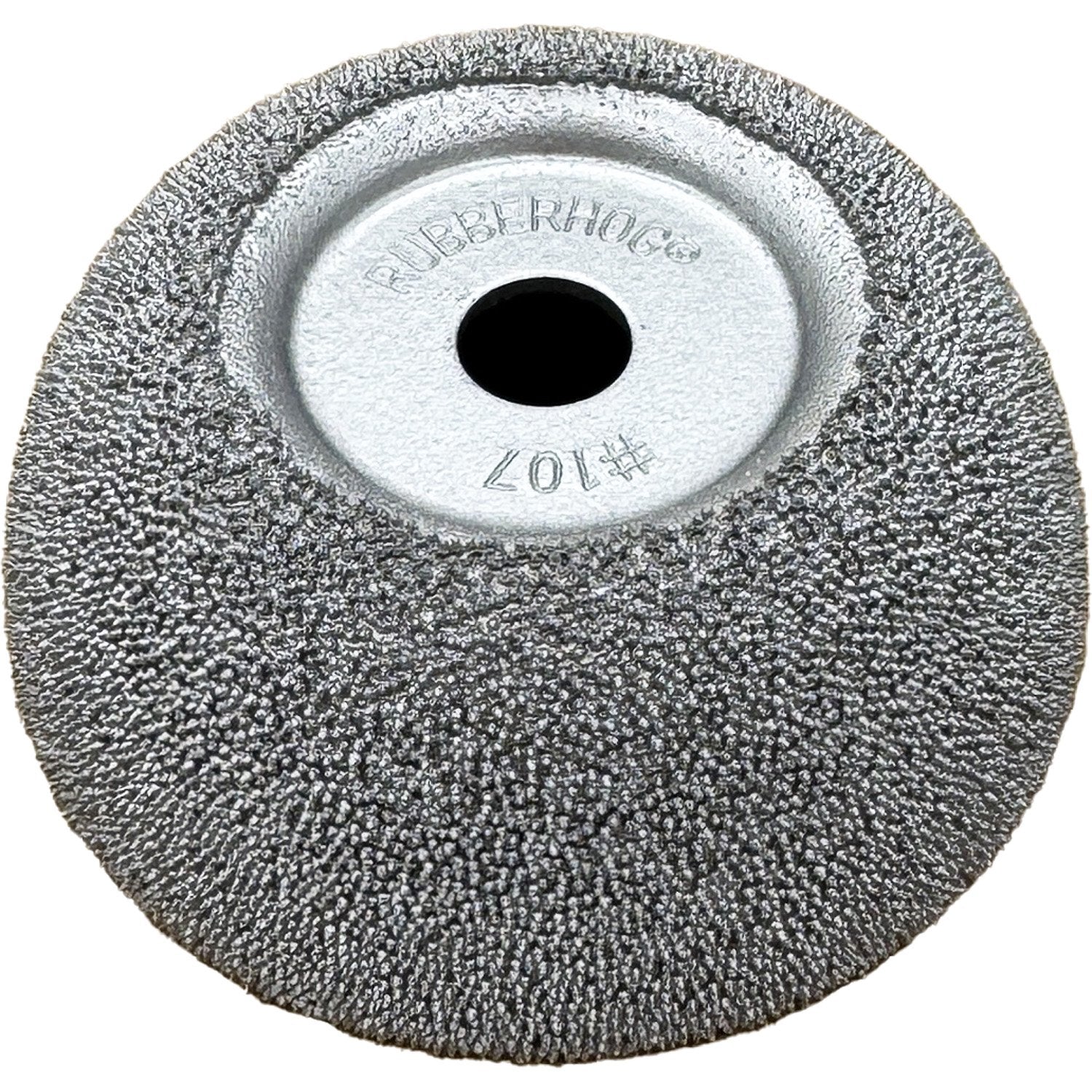Rubberhog 2-1/2" x 1" Flared Contour Buffing Wheel 170 SSG 3/8" Arbor Hole