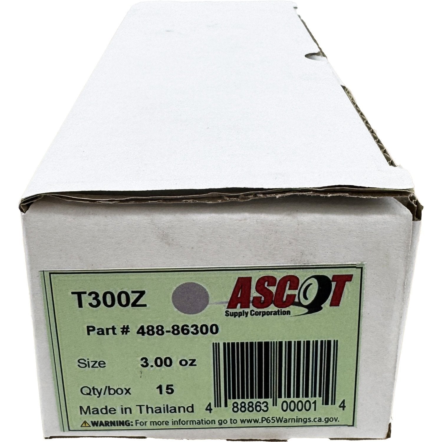 Ascot T Style Coated Zinc Clip-On Wheel Weight 3.00oz - Box of 15