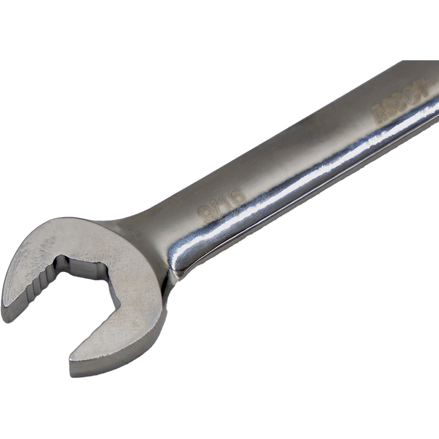 Ascot 9/16" Flex Head Open End Combination Wrench
