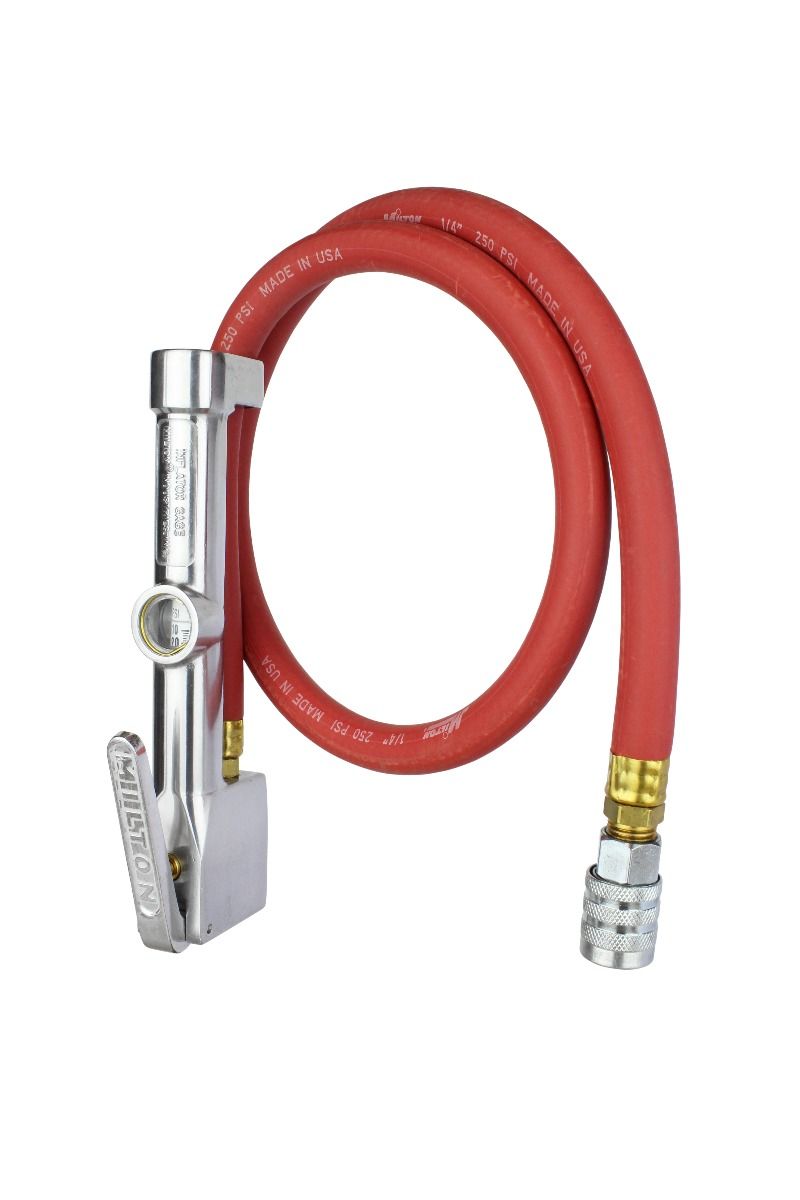 Milton Industries 502 Kwik Grip Safety Window Inflator Gage 10-160 psi