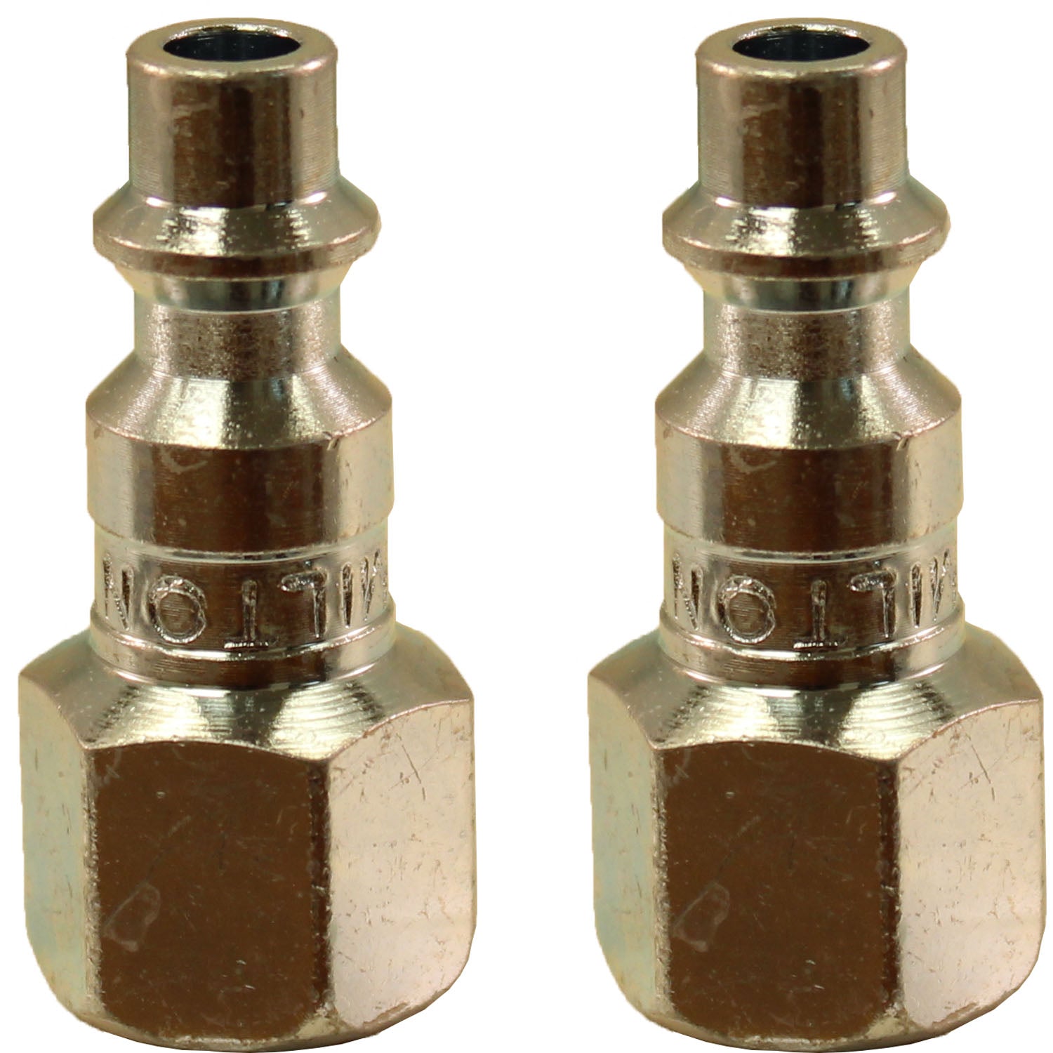 Milton 728 1/4" FNPT M Style Plug Pack of 2