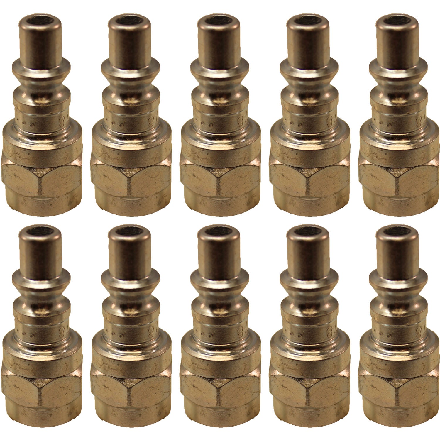 Milton 778 1/4" FNPT A-Style Plug Pack of 10