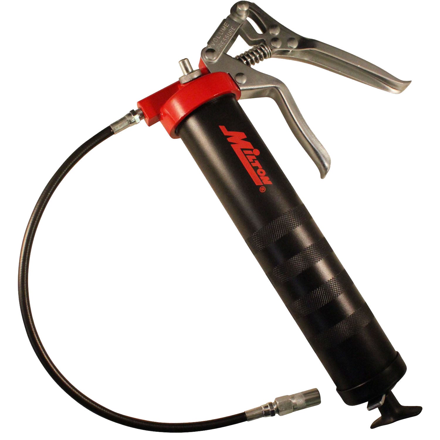 Milton S-3101 Pistol Grease Gun 7,000 PSI Max Pressure with 18" Hose