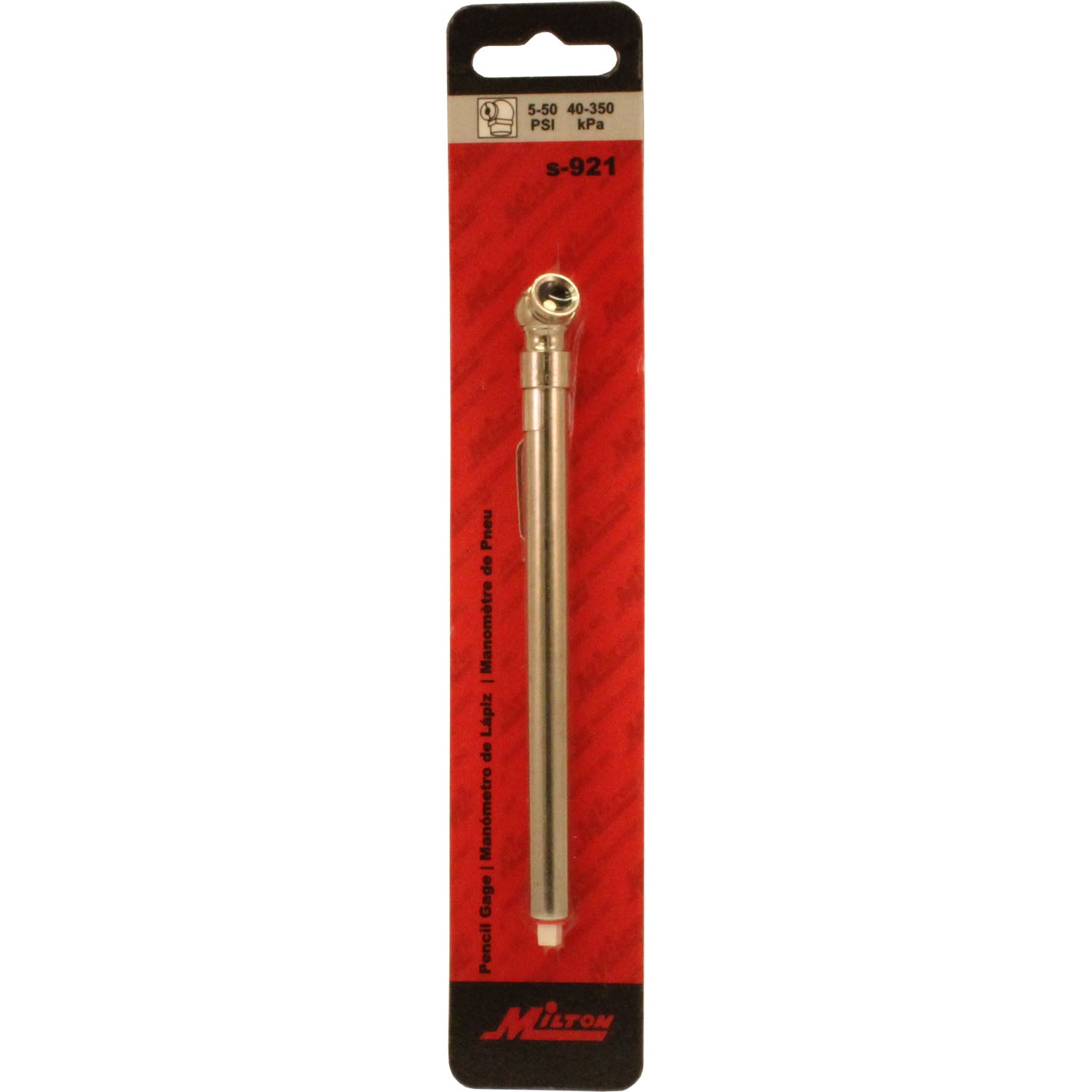Milton S-921 Pencil Tire Gauge 5-50 PSI