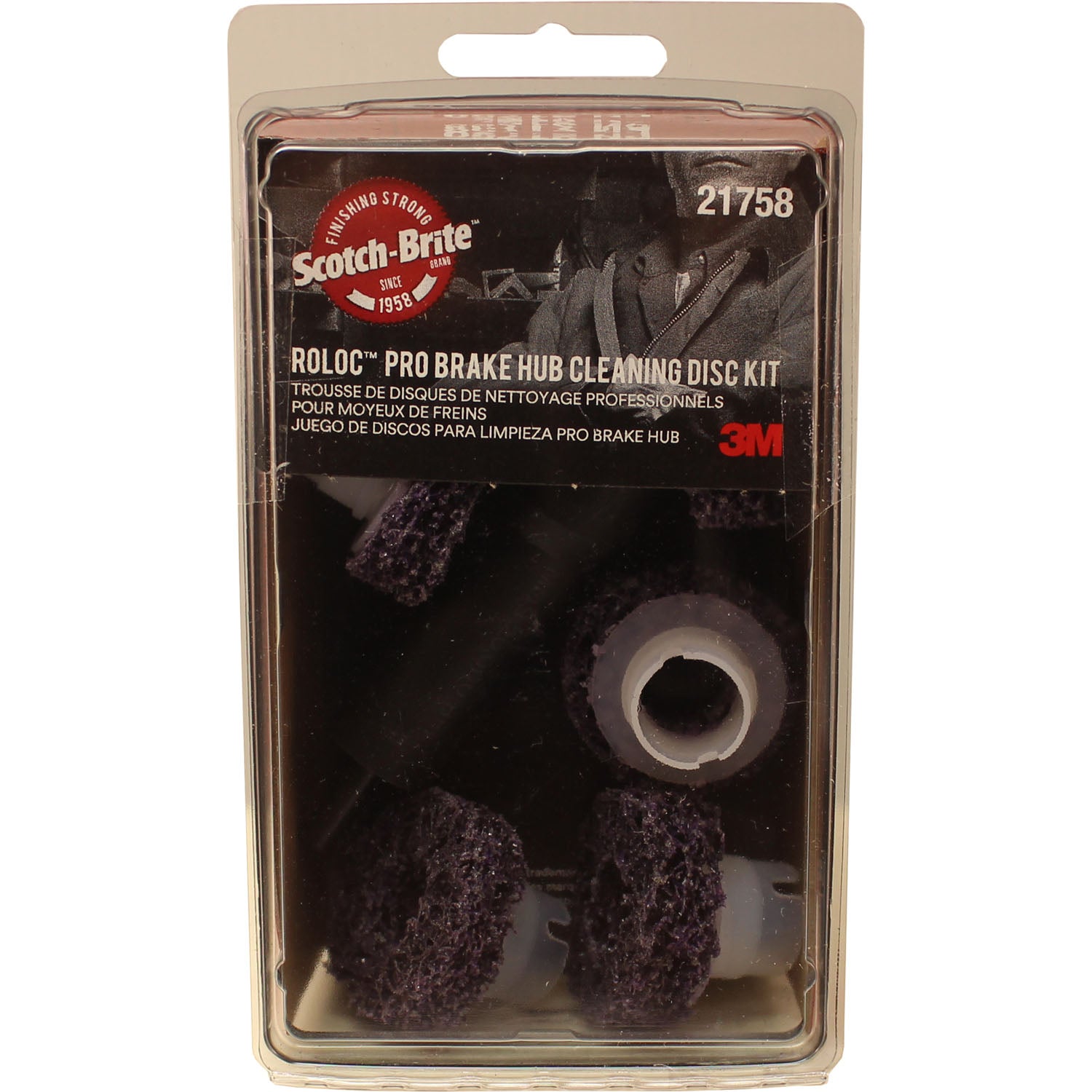 3M 21758 Scotch-Brite Roloc Pro Brake Hub Cleaning Disc Kit