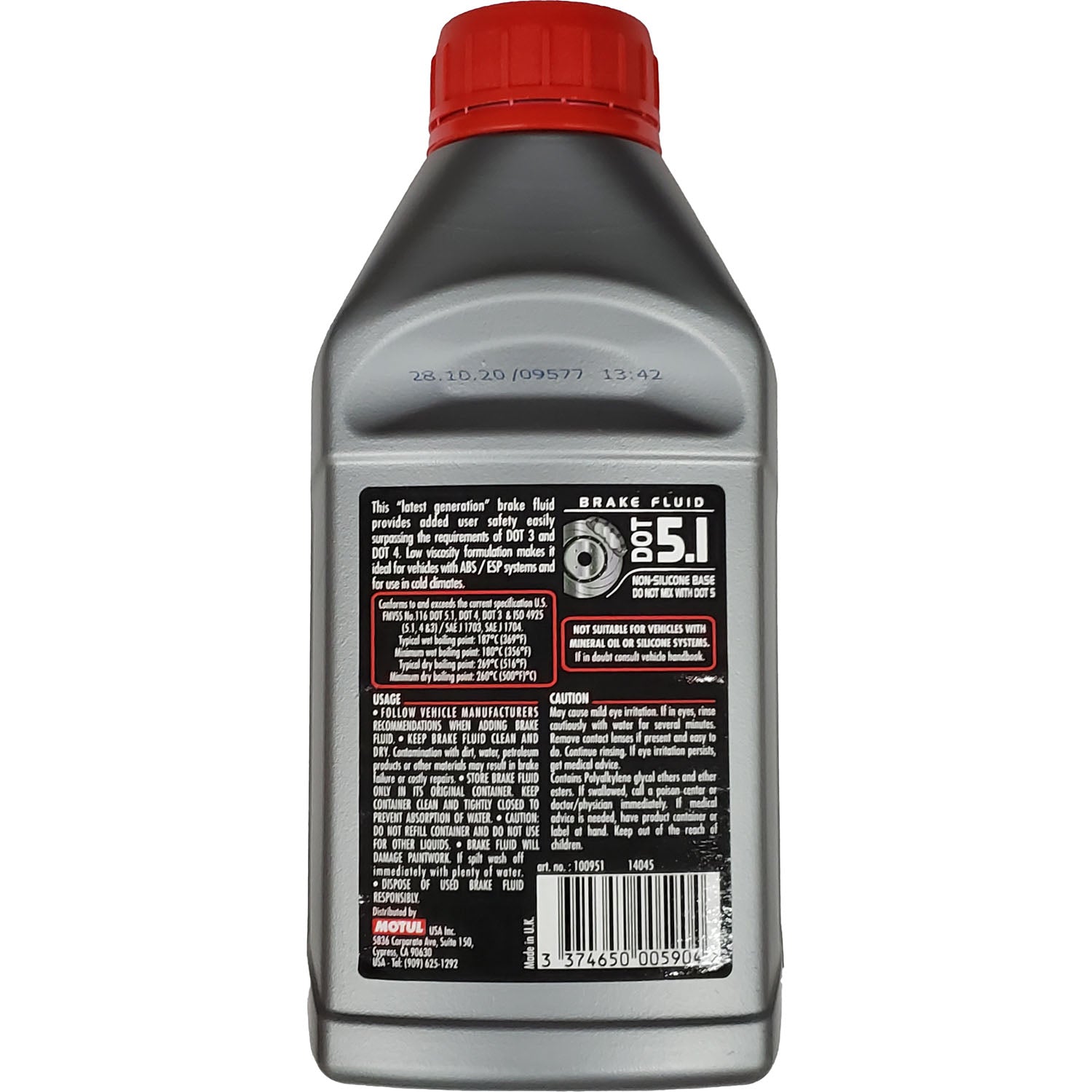 Motul DOT 5.1 Synthetic Brake Fluid - 500ml