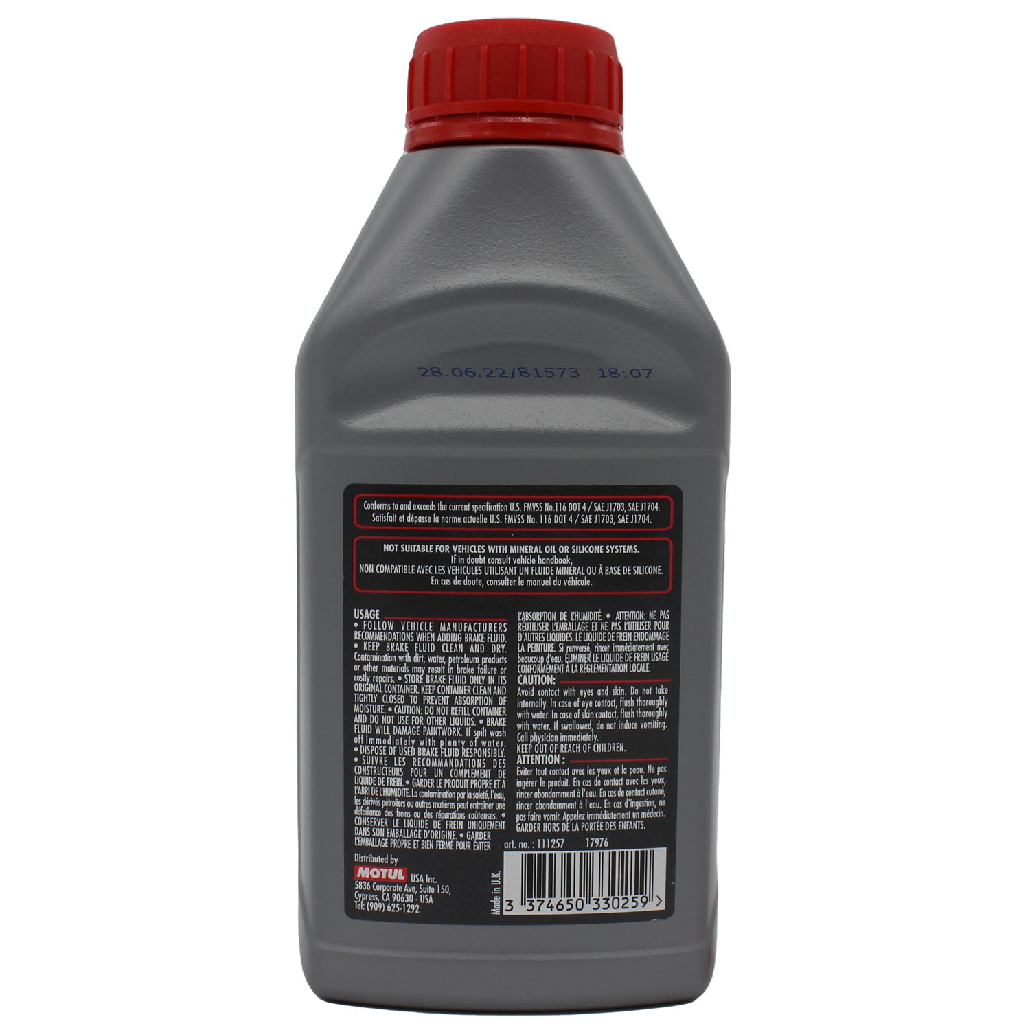 Motul RBF 700 Factory Line Brake Fluid - 500ml