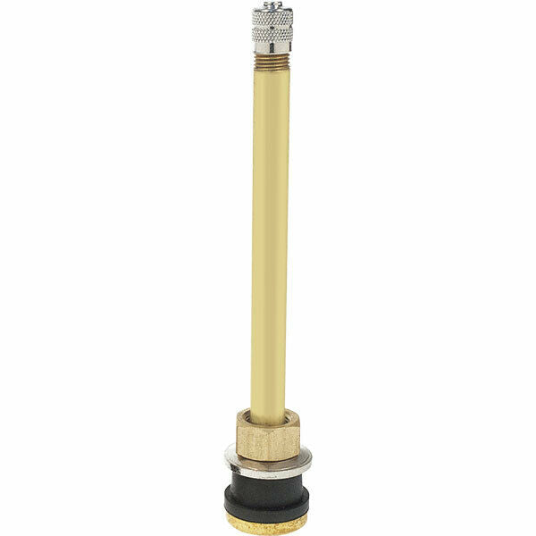 TR573 4-3/8" Brass Clamp-in Tubeless Tire Truck Valve Stem Pack of 25