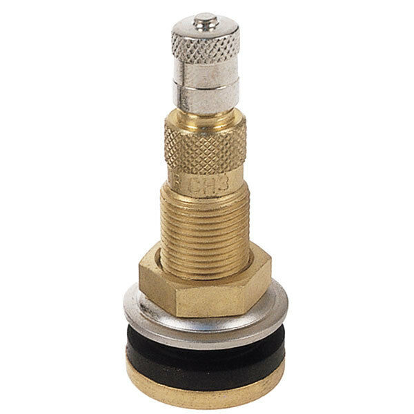 TR618A 1-7/8" Tractor Air Liquid Tubeless Tire Brass Valve Stem Pack of 2