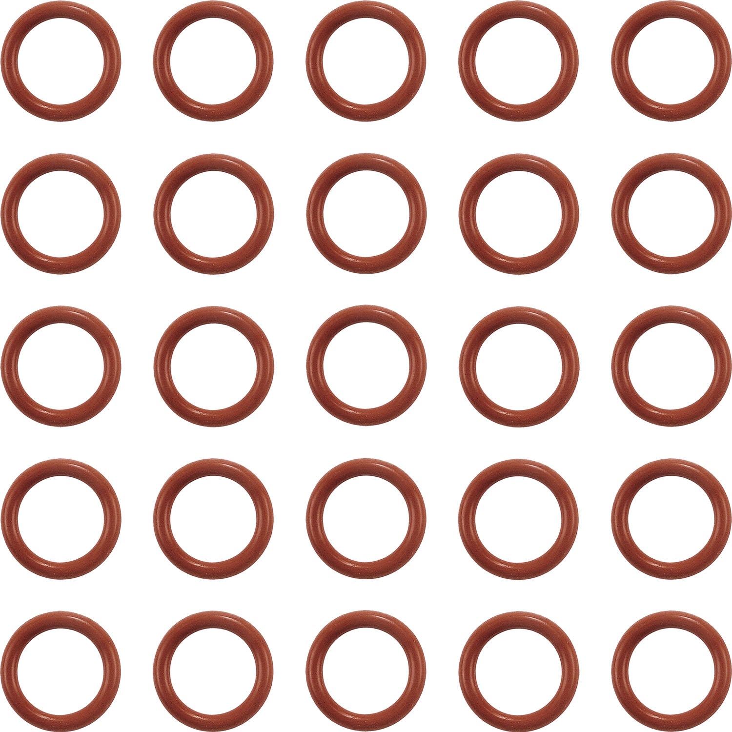 Red O-Ring for TR540 Series Metric Aluminum Wheel Truck Valve Stem Pack of 25