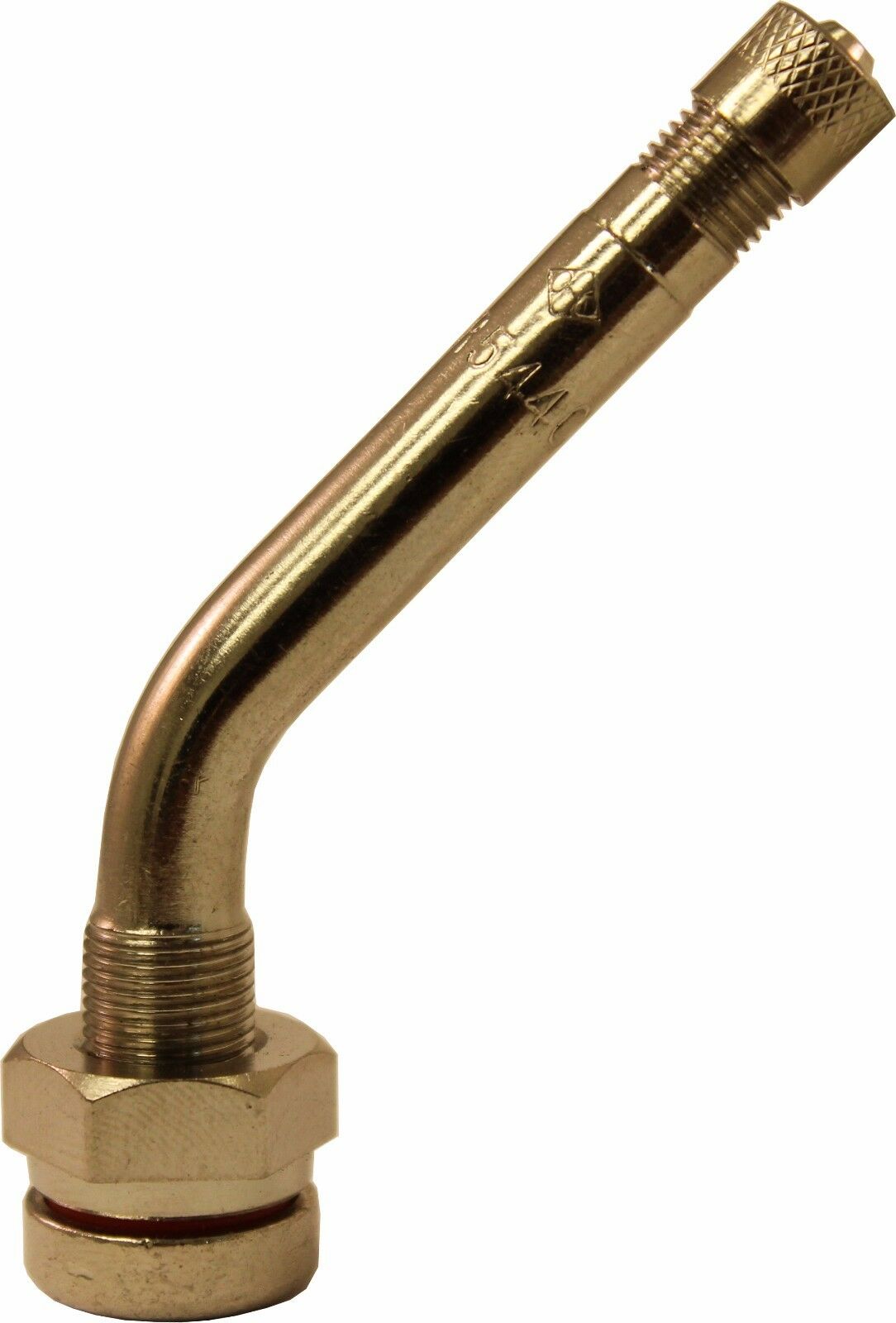 TR544C .98" x 1.94" with 45° Bend Aluminum Wheel Truck Valve Stem Pack of 10