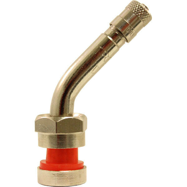 TR553C .93" x 1.38" with 45° Bend Aluminum Wheel Truck Valve Stem Pack of 10