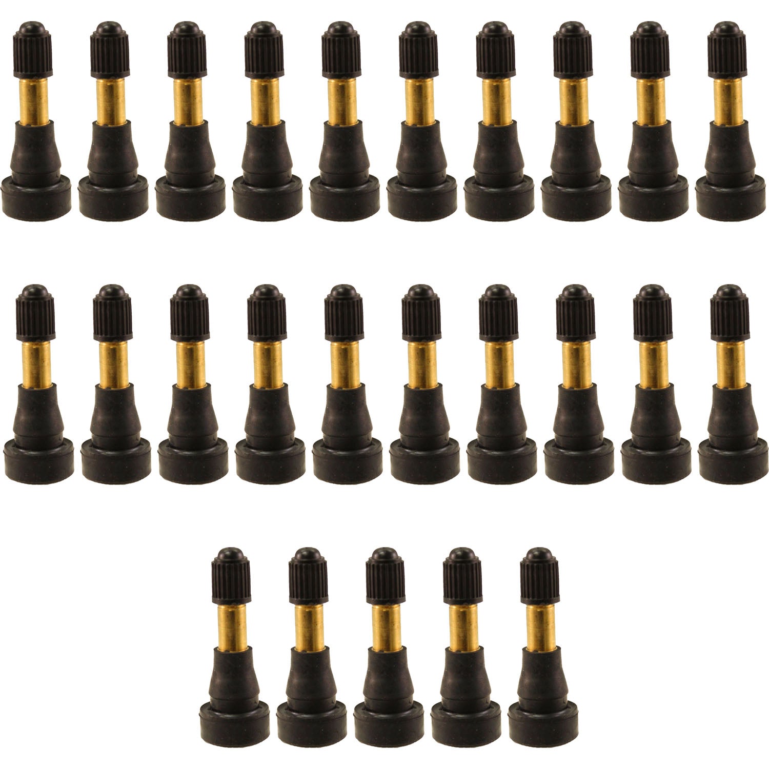 TR600HP 1-1/4" High Pressure Brass Snap In Valve Stem Pack of 25