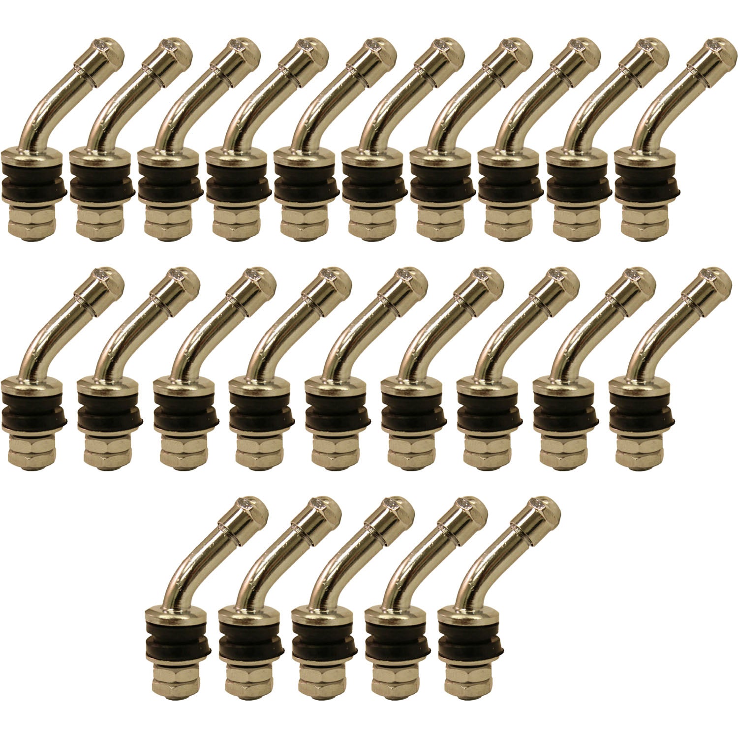 TV6020 Einky 1-1/16" 45° Bend High Performance Chrome Plated Valve Stem Pack of 25