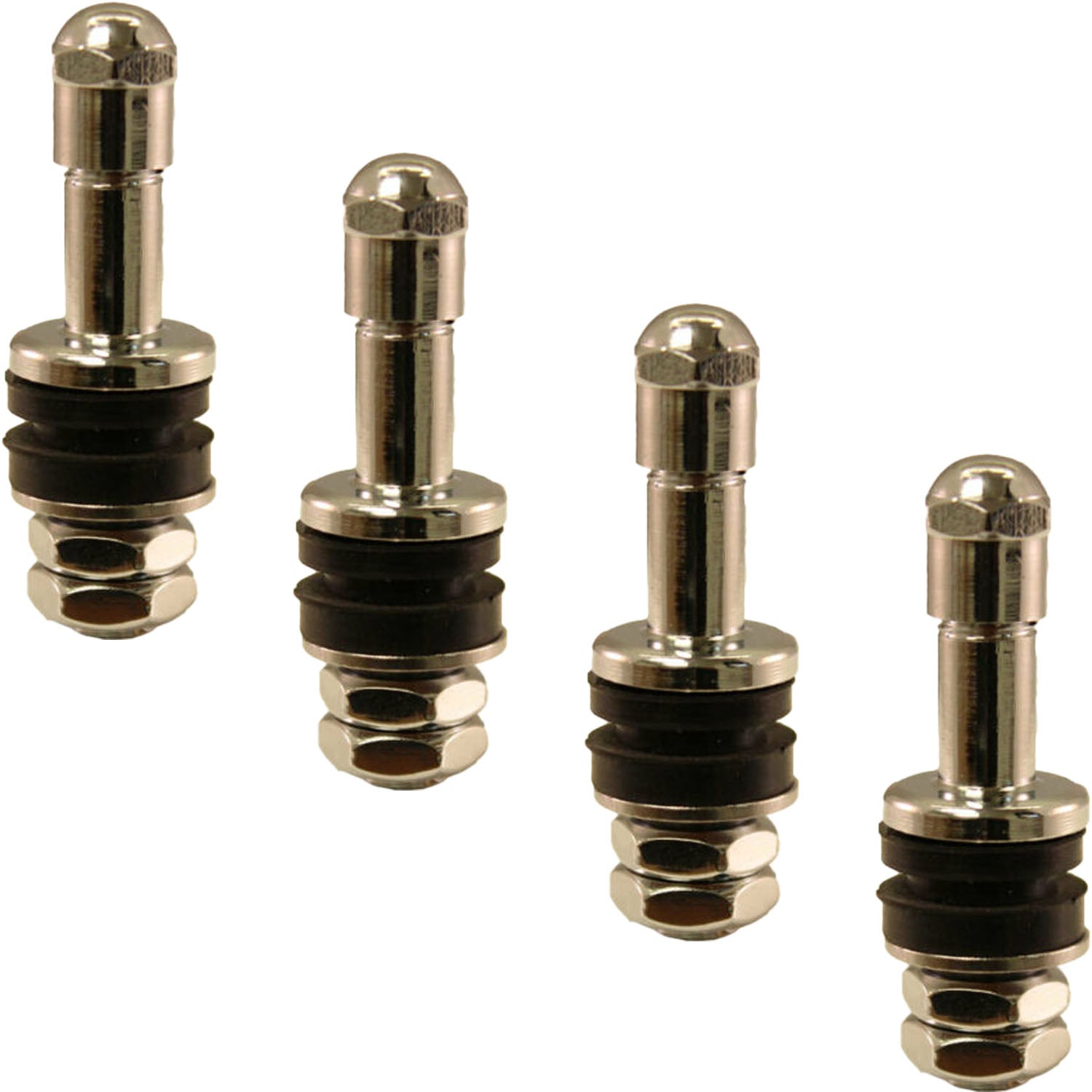TV6030 Einky 1-1/4" High Performance No Show Chrome Plated Valve Stem Pack of 4