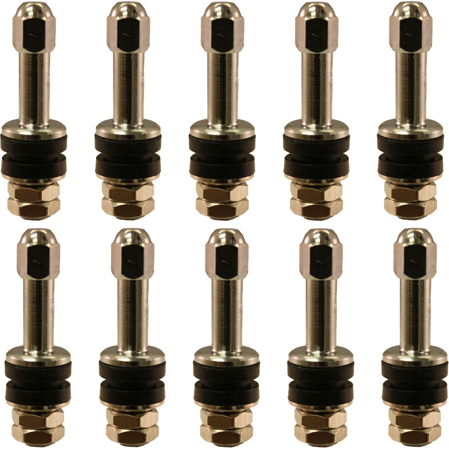 TV6040 Einky 1-3/4" High Performance No Show Chrome Plated Valve Stem Pack of 10